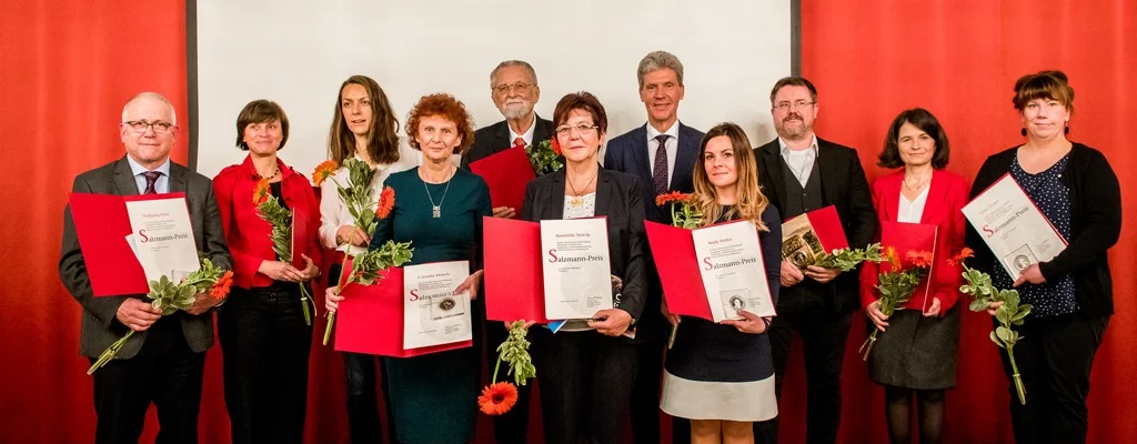 Die Preisträgerinnen und Preisträger des Salzmann-Preises 2017