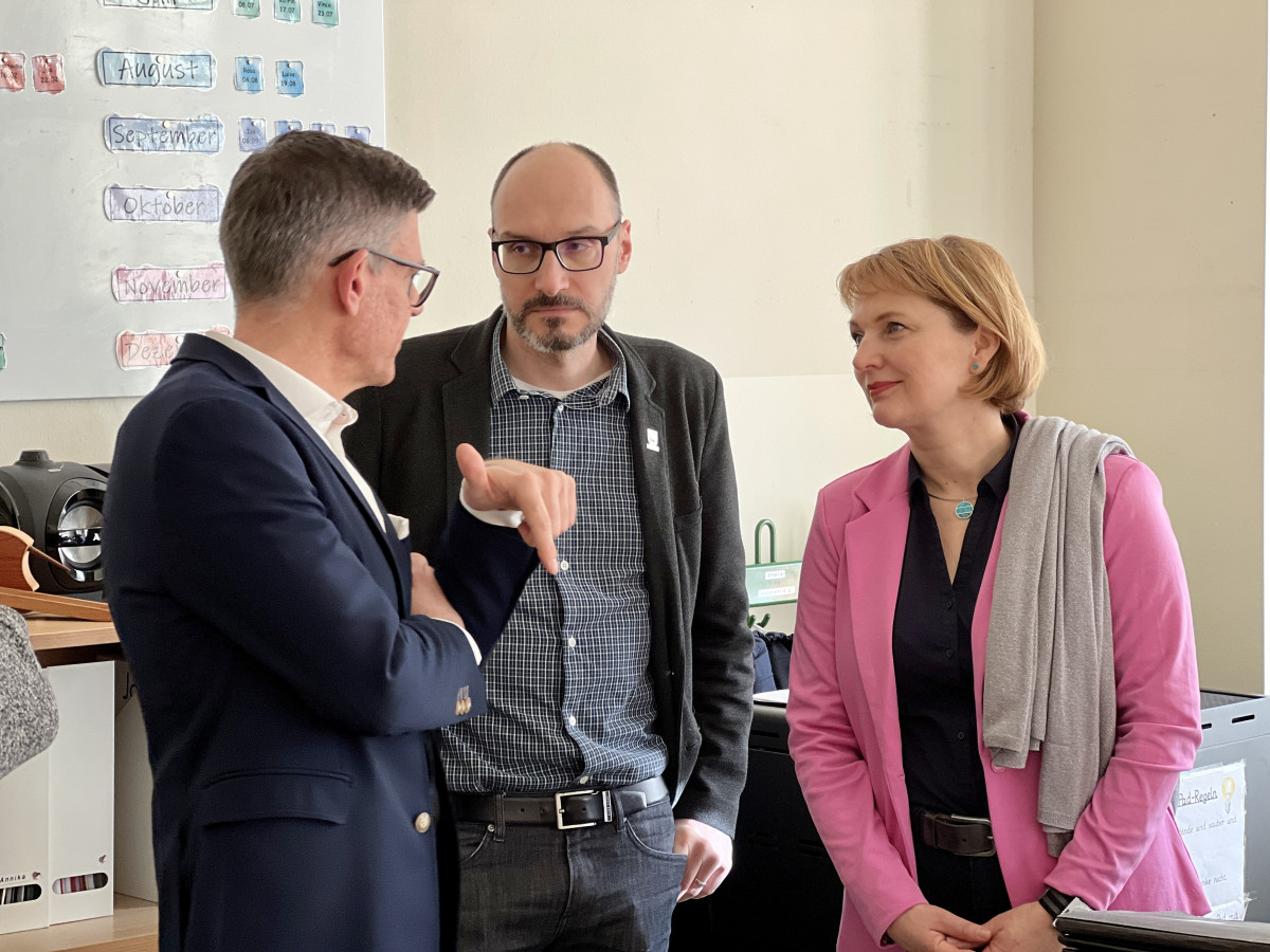 Marco Eberl im Gespräch mit Matthias Redlich und Karin Tschernich-Weiske