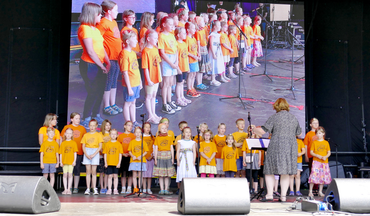 Musikalisch begleitet wurde der ökumenische Gottesdienst vom Kinderchor der Evangelischen Grundschule Gotha.