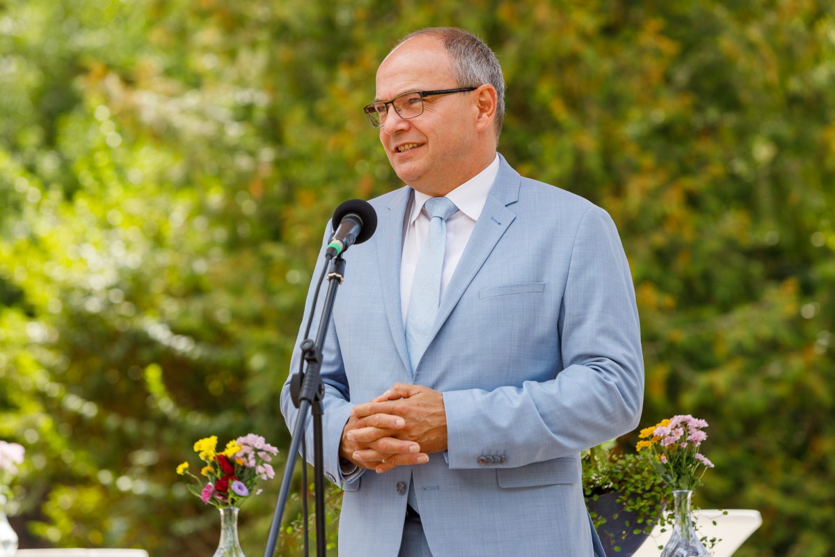 Oberbürgermeister Knut Kreuch als Impulsgeber war auch vor Ort