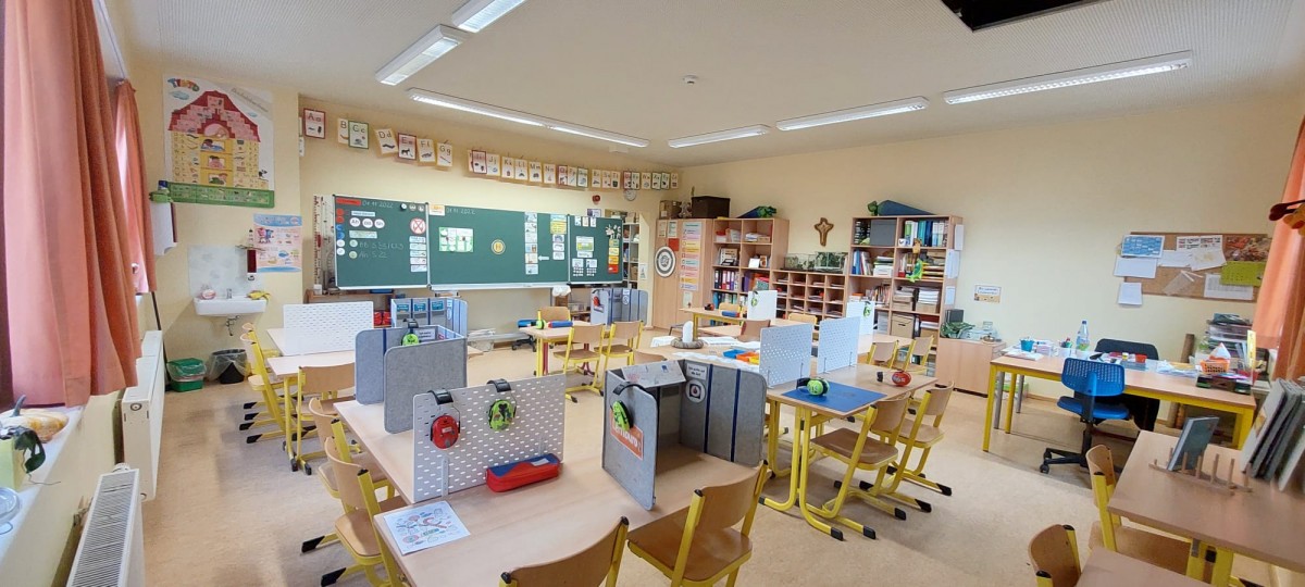 Zu einer Schulbesichtigung lud die Grundschule Nordhausen die Pädagoginnen und Pädagogen anderer Grundschulen ein.