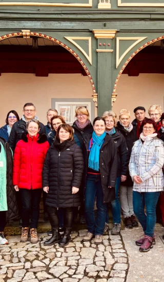 Teilnehmende der Führungskräfteklausur der Evangelischen Schulstiftungen in Mitteldeutschland