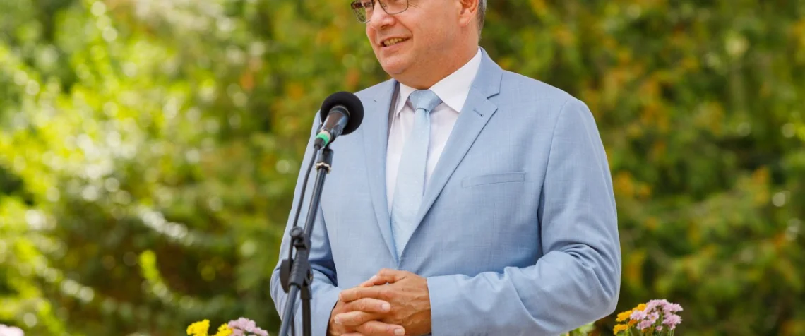Oberbürgermeister Knut Kreuch als Impulsgeber war auch vor Ort